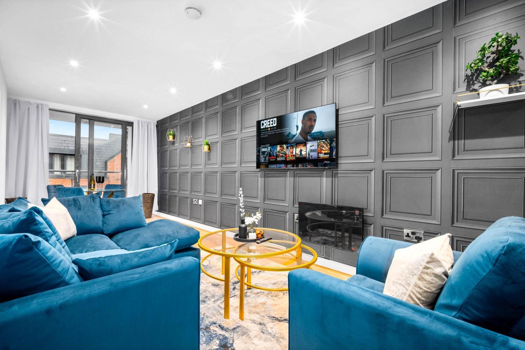Luxury Two Bedroom Apartment - City Ceentre - Balcony - Jq - Netflix & Wifi - 11B Birmingham Kültér fotó